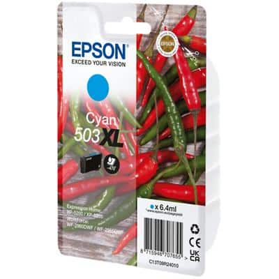 Epson 503XL Original Tintenpatrone C13T09R24010 Cyan