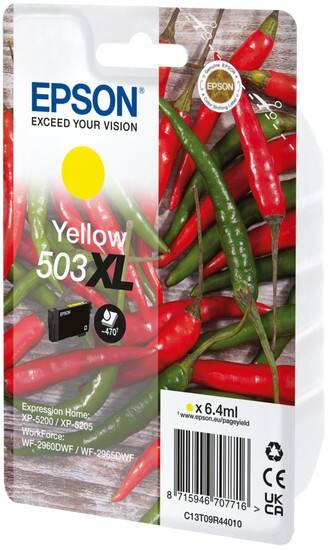 Epson 503XL Original Tintenpatrone C13T09R44010 Gelb
