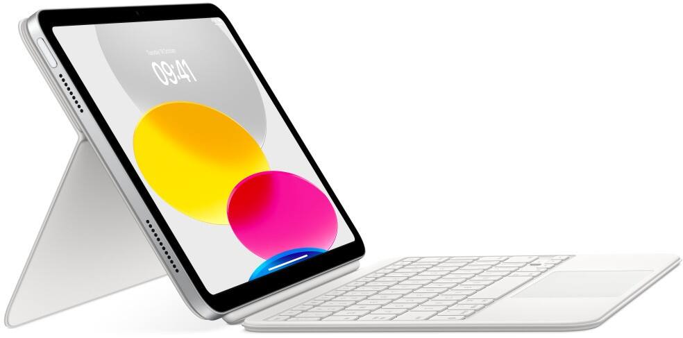 Apple Magic Keyboard Folio Tablethülle 10. Generation Weiß