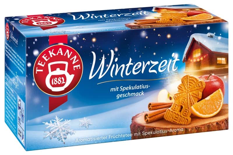 TEEKANNE Winterzeit Früchtetee Tee Sachets Fruchtig, Herb 20 Stück à 2.5 g