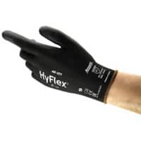 HyFlex Handschuhe PU (Polyurethan) Größe 6 Schwarz 12 Paare