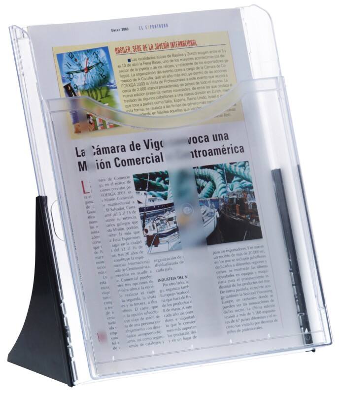 Archivo 2000 Prospektständer A4 1 Ebenen Transparent 6101 CS TP 2 Stück