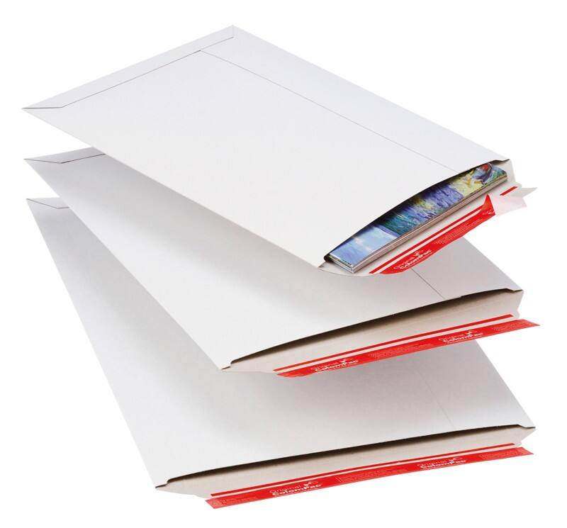 ColomPac Versandtaschen Karton 375 (B) x 295 (T) x 30 (H) mm Weiß 20 Stück