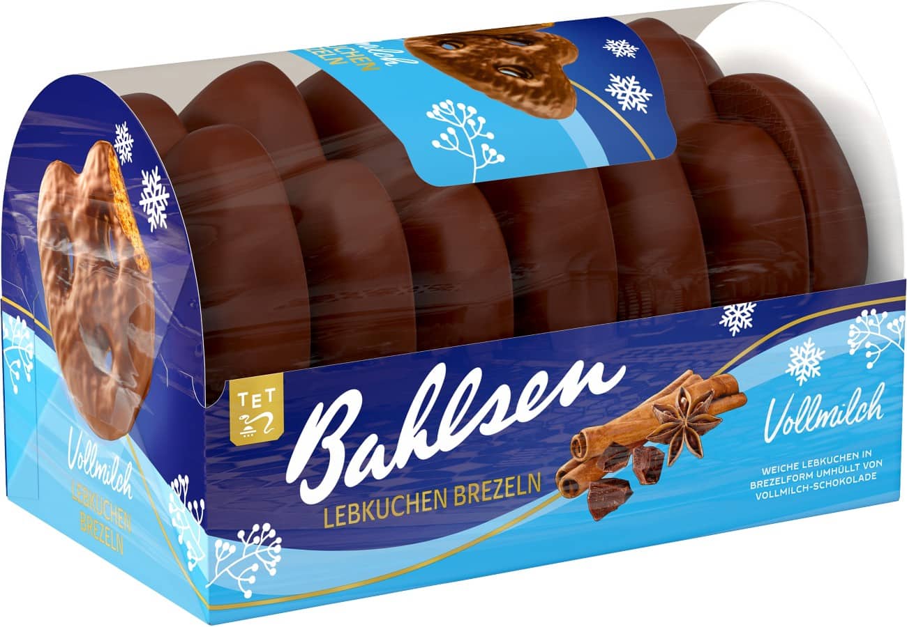 Bahlsen Brezeln Vollmilchschokolade Lebkuchen 7 Stück