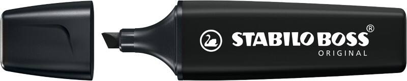 STABILO  Schwarz  Breit Keilspitze  - 5 mm