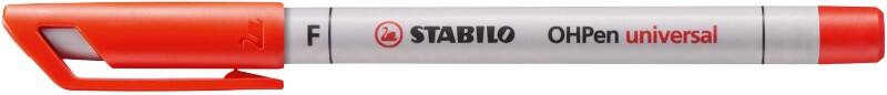 STABILO OHPen universal Folienstift Fein Filzspitze 0.7 mm Rot