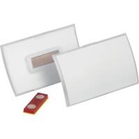 DURABLE Click-Fold Namensschilder Magnet 9,5 x 1 x 6 cm 10 Stück