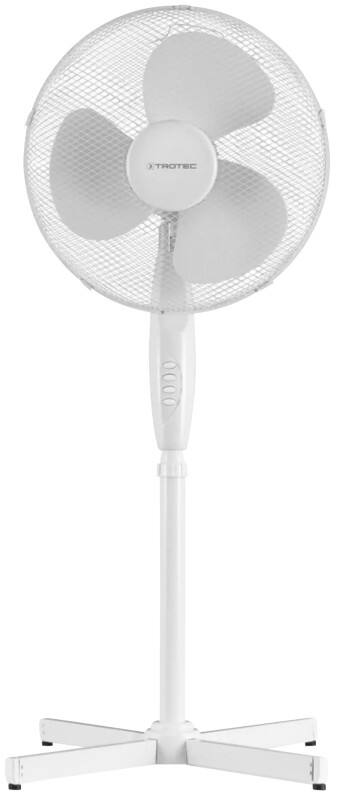 TROTEC Höhenverstellbar Sockelventilator Steckdose 52 x 129 cm Weiß TVE 16