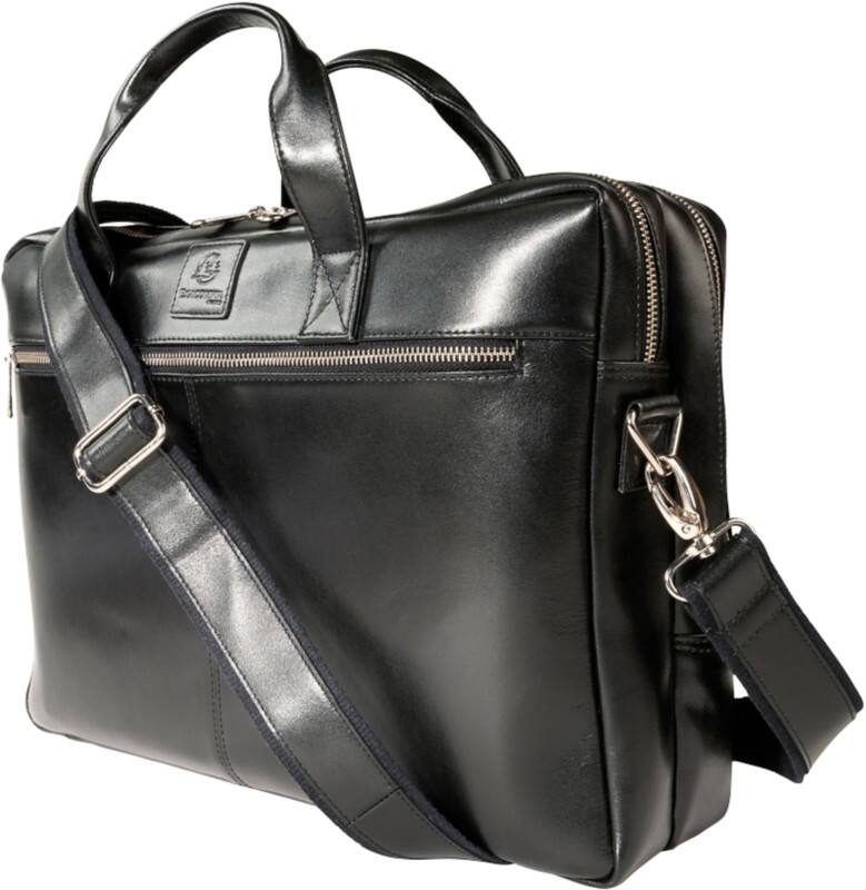 Exacompta Exactive Laptoptasche 41 x 9,5 x 30 cm Leder Schwarz