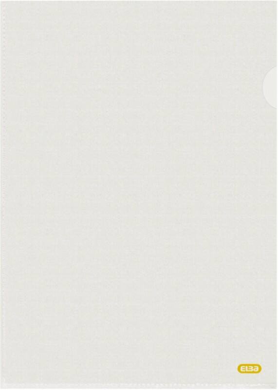 ELBA Protect. & Presenta. Klarsichthülle DIN A4 Transparent PE (Polyethylen) 100 Mikron 0 Löcher 100 Stück