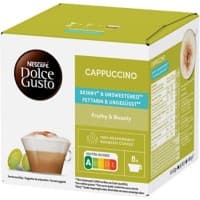 NESCAFÉ Dolce Gusto Kaffeekapseln Gemahlener Röstkaffee und Magermilchpulver Packung mit 16 Stück