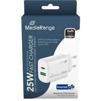 MediaRange Adapter 25 W Weiß MRMA112-2