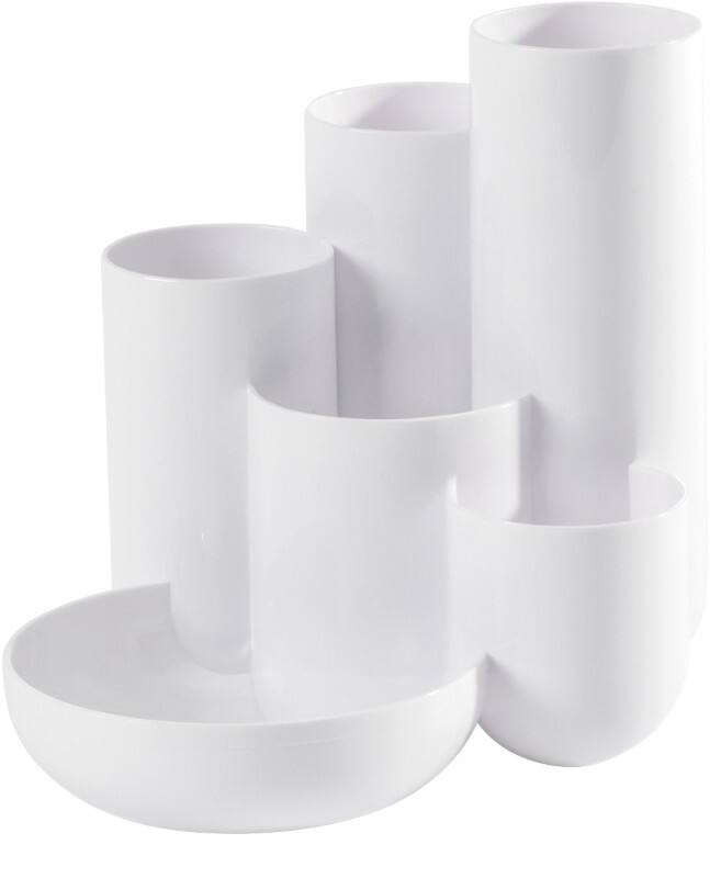 HAN CAMPUS Stifthalter 6 Fächer PS (Polystyrol) Weiß