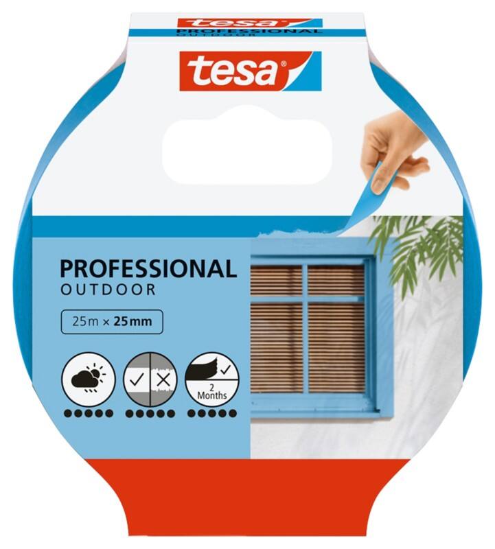 tesa Abdeckband tesa OUTDOOR 56250 Blau 25 mm (B) x 25 m (L)