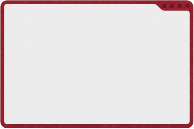 PLAYROOM Whiteboard PET (Polyethylenterephthalat) Rot