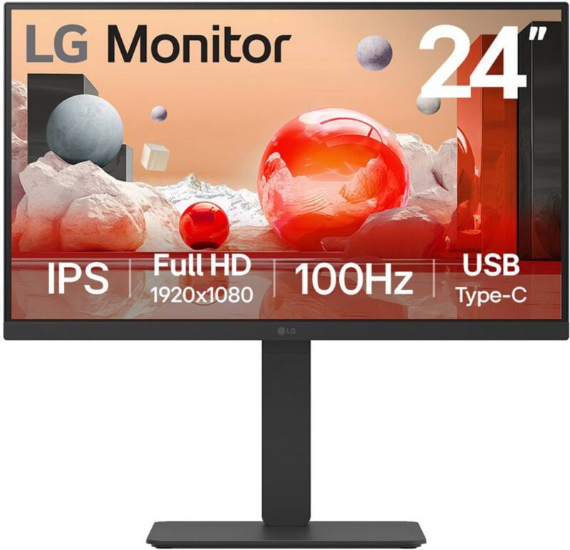 LG 60,5 cm (23,8") LCD Monitor 24BA750-B.AEU Schwarz