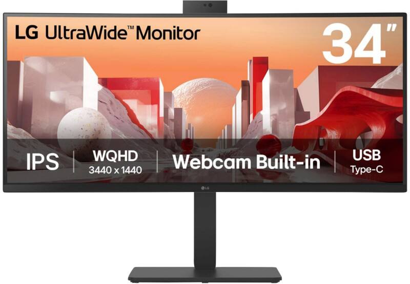 LG 86,4 cm (34") LCD Monitor 34BA85QE-B.AEU Schwarz