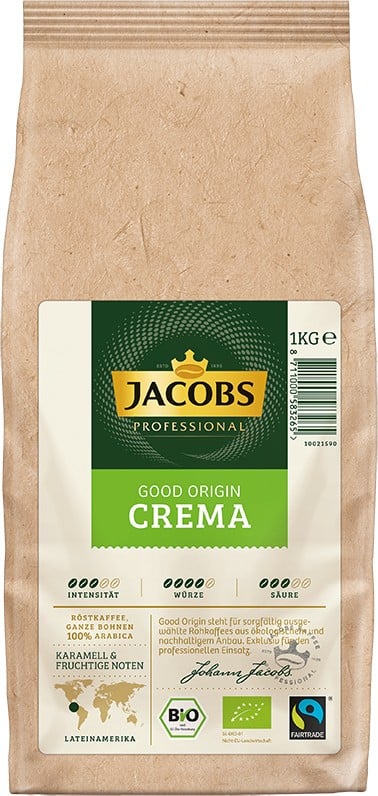 Jacobs Good Origin Kaffeebohnen Beutel 3/5 Medium Arabica 1 kg