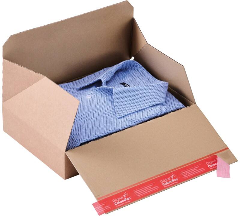 ColomPac Wellpappkarton 80 mm (H) Braun Packung mit 20 Schachteln