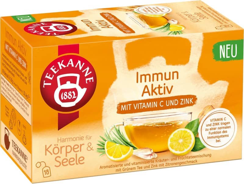 TEEKANNE Immun Aktiv Tee 32 g 18 Stück