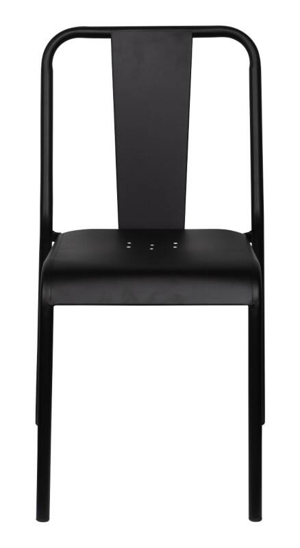 meet Stuhl 470 x 550 x 810 mm Schwarz 2 Stück 