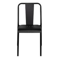 meet Stuhl 470 x 550 x 810 mm Schwarz 2 Stück 