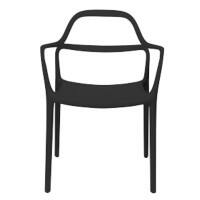 meet Stuhl 575 x 535 x 770 mm Schwarz 2 Stück 