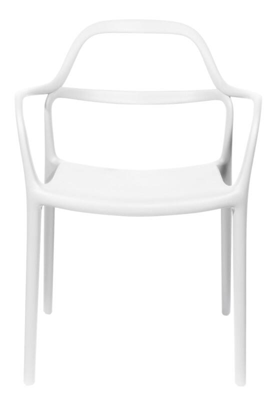 meet Stuhl 575 x 535 x 770 mm Weiß 2 Stück 