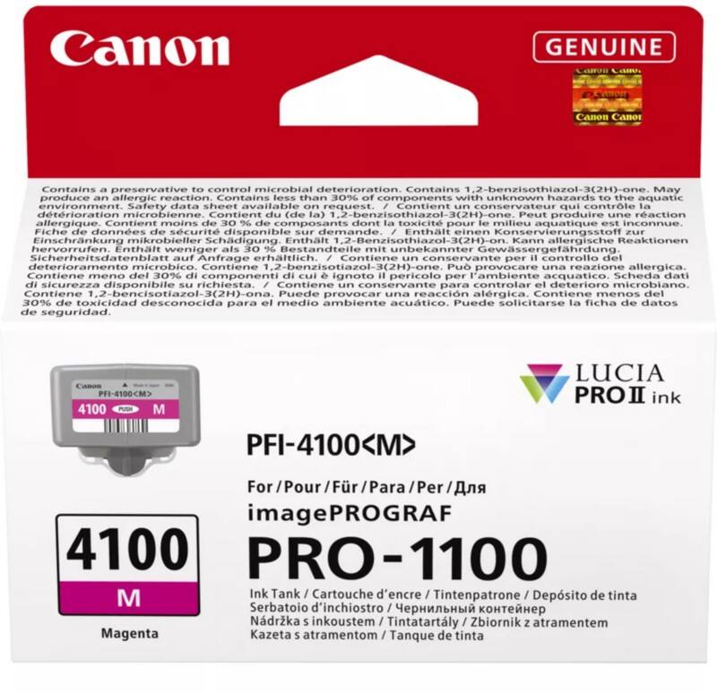 Canon PFI-4100M Original Tintenpatrone Magenta
