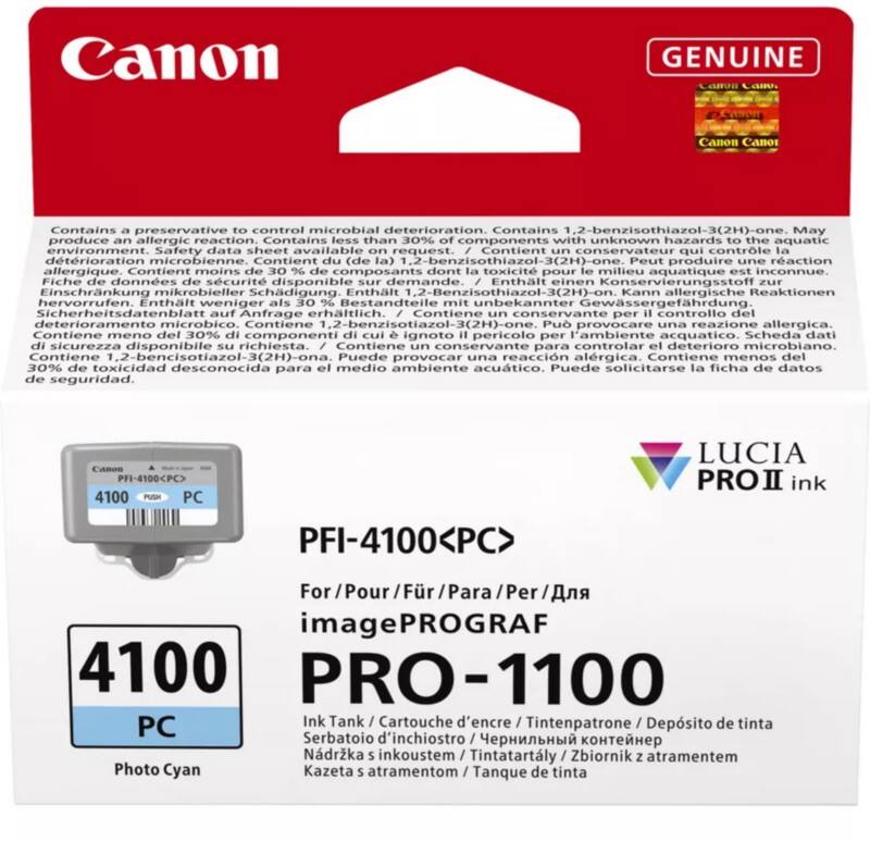 Canon PFI-4100PC Original Tintenpatrone Cyan