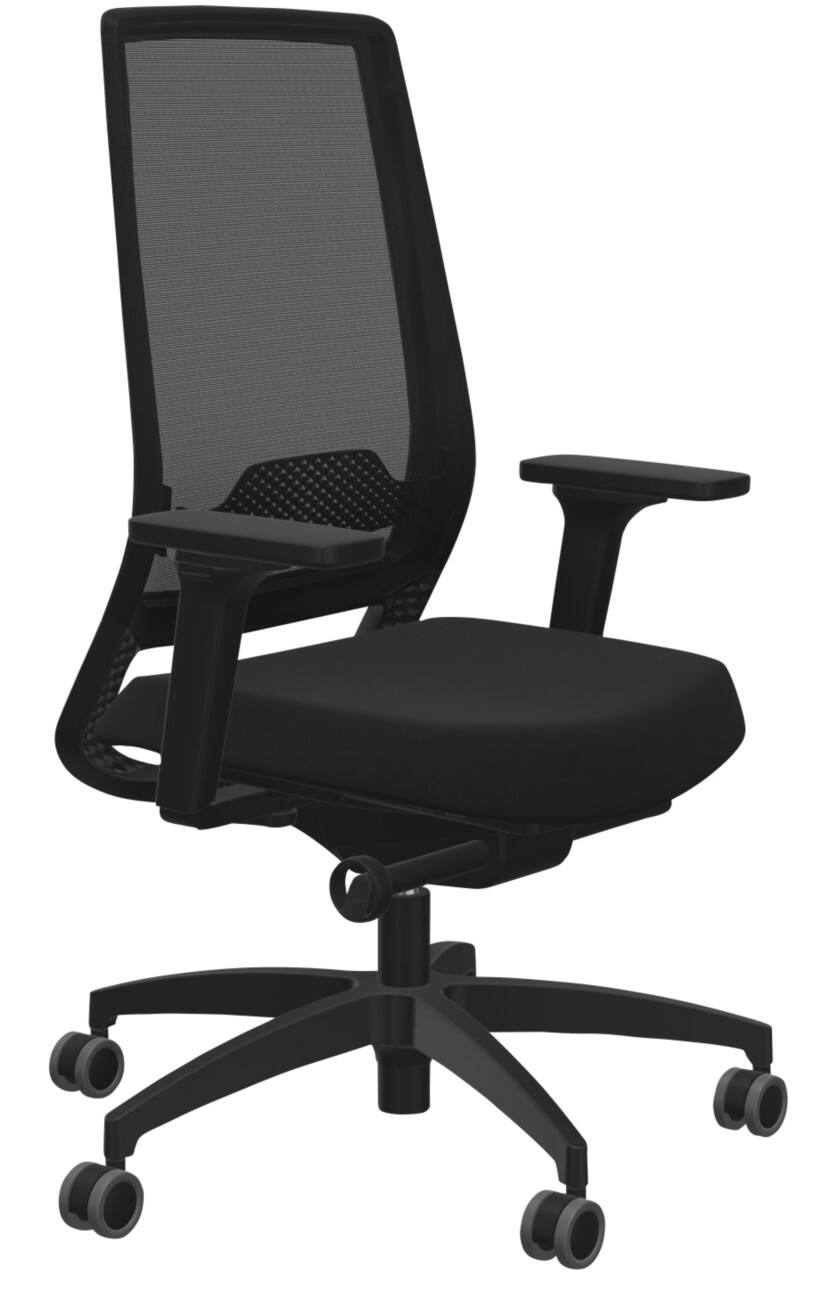 Dauphin Homeoffice-Stuhl Synchro Tilt Stoff 4D Armlehne 120 kg 720 x 720 x 1,160 mm