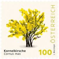 Post AG/Österreichische Post Kornelkirsche Briefmarken 1.00 Selbstklebend 25 Stück