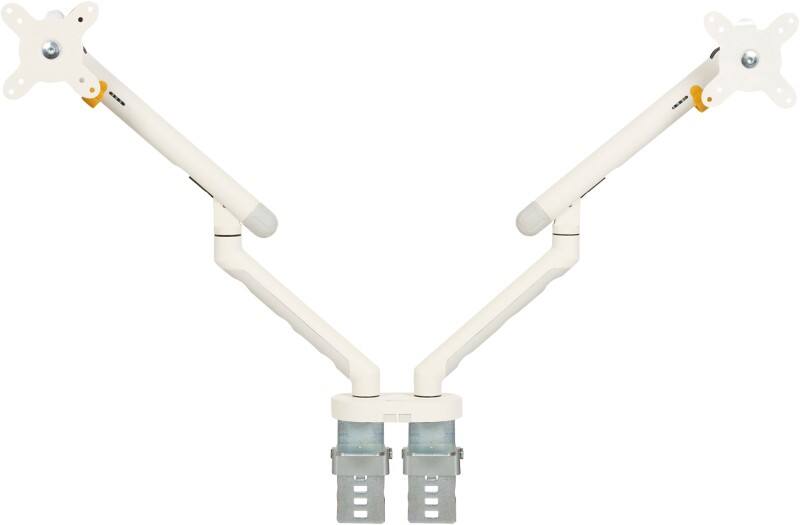 BakkerElkhuizen BE Flexible Monitorarm Höhenverstellbar 35" 954 x 580 x 485 mm Weiß