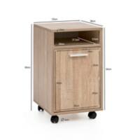 WOHNLING Standcontainer 330 x 380 x 600 mm Eiche