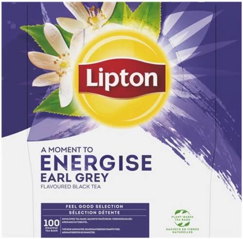 Lipton FGS Earl Grey Schwarzer Tee 100 Stück
