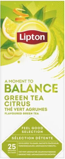 Lipton FGS Grüner Tee Zitrus 25 Stück