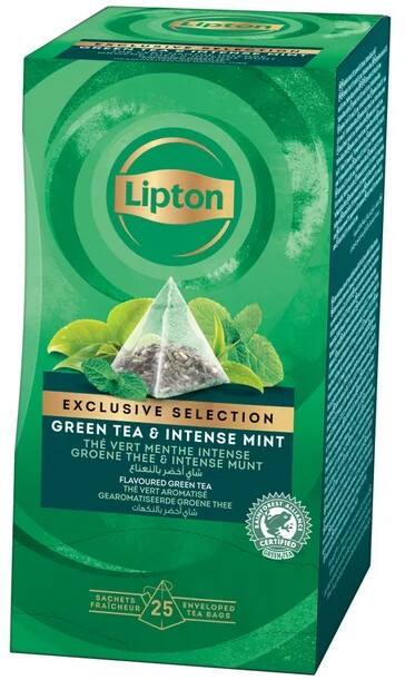 Lipton Exklusive Selection Grüner Tee Minze 25 Stück