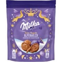 Milka Feine Kugeln Alpenmilchschokolade mit cremiger Füllung 90 g