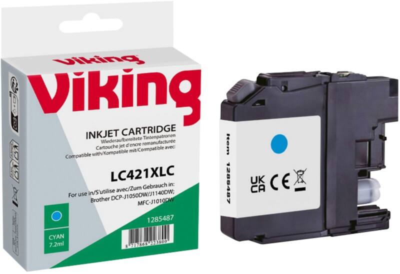 Viking LC-421XLC Kompatibel Tintenpatrone NB-RLC421XLC Cyan