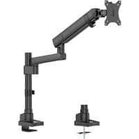 ACT Office Solid Pro Dual Monitorarm Montage per Monitorarm Höhenverstellbar 2,8 cm x 65,5 cm x 110 cm Schwarz 40" 1 Bildschirm, mechanische Feder