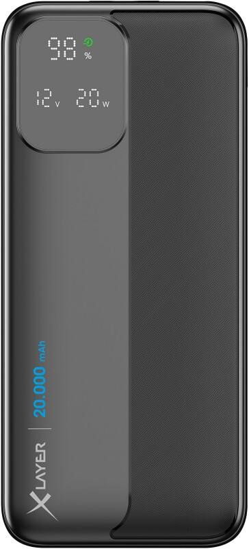 XLayer Powerbank 20,000 mAh Lithium-Polymer (Li-Polymer) Schwarz 220548