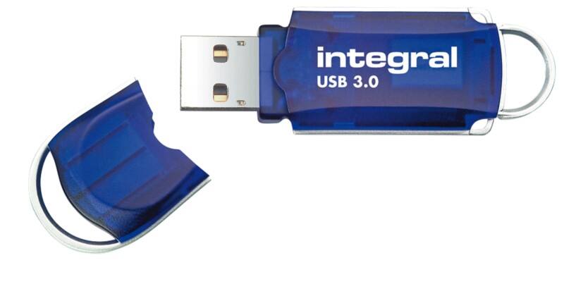 Integral USB-Stick 128 GB USB Type-A Blau, Silber