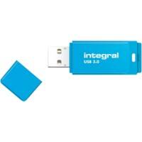 Integral USB-Stick 8 GB USB Type-A Blau, Orange, Gelb 3 Stück