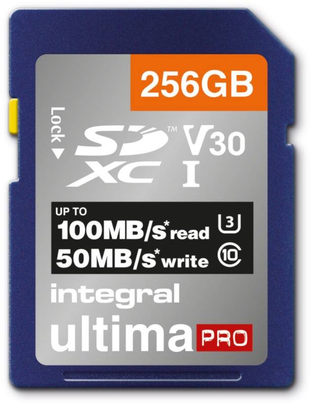 Intregierte SD SD-Karte 256 GB Klasse 3