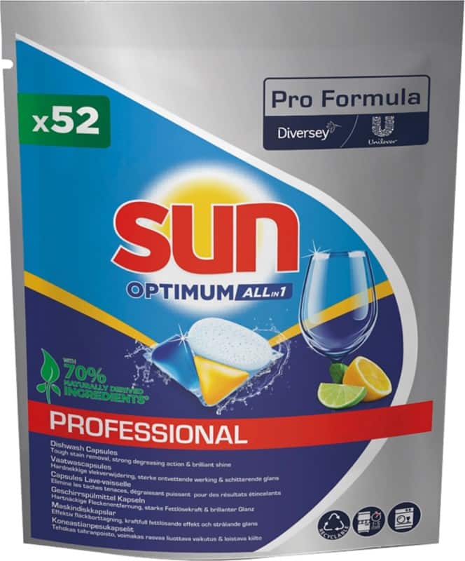 Sun Professional Optimum All in 1 Spülmaschinentabs 52 Stück