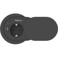 Fellowes Verlängerungskabel USB-A & USB-C 1-fach 2 m Schwarz