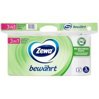 Zewa Toilettenpapier Weiß 3-lagig 8 x 150 Blatt