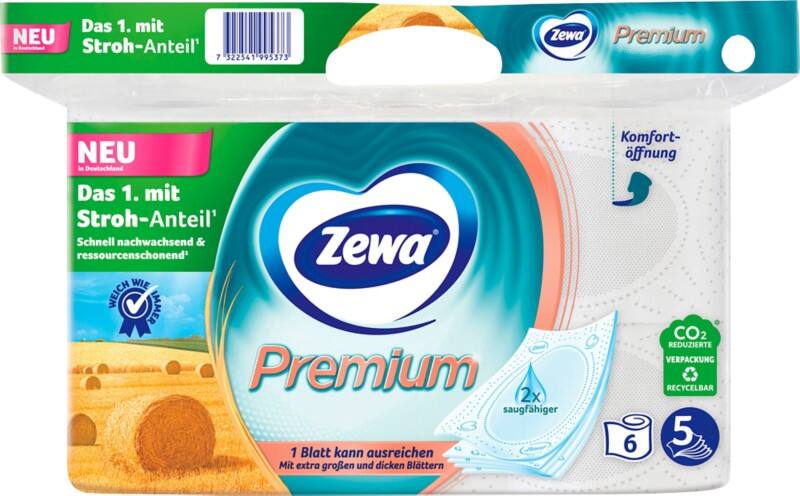 Zewa Premium Toilettenpapier 5-lagig 6 x 110 Blatt