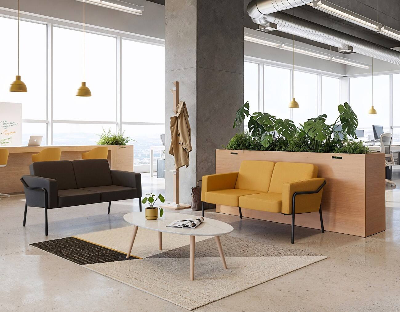 Medso Classic Doppelsitziges Sofa 2-Sitzer 125 x 747 x 74 mm Grau Outdoor