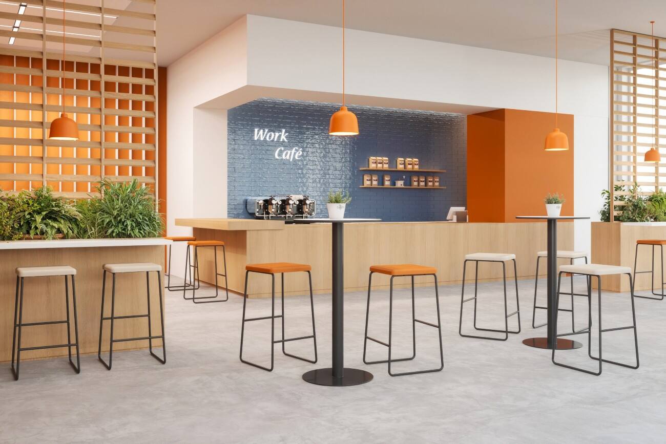 Medso Barhocker 415 x 457 x 750 mm Holzkohlefarben 2 Stück